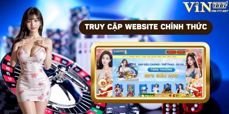 Truy cập website chính thức